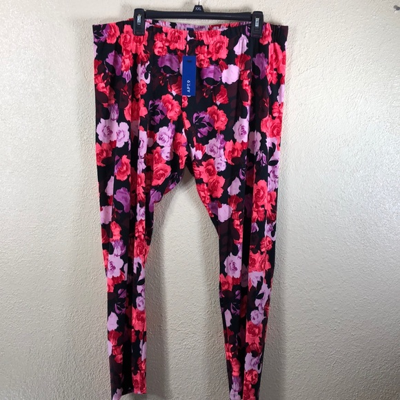 Apt. 9 Pants - 2 for $20 ITEM 💥--APT9 Bottoms Pants Floral Black Purple NWT XXL